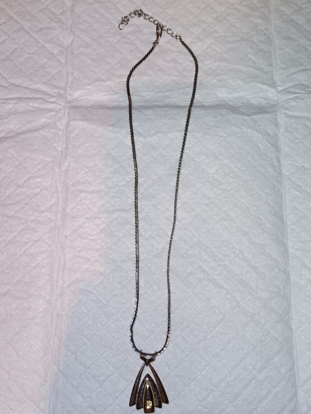 Pierre Cardin Silver-Tone Pendant Necklace